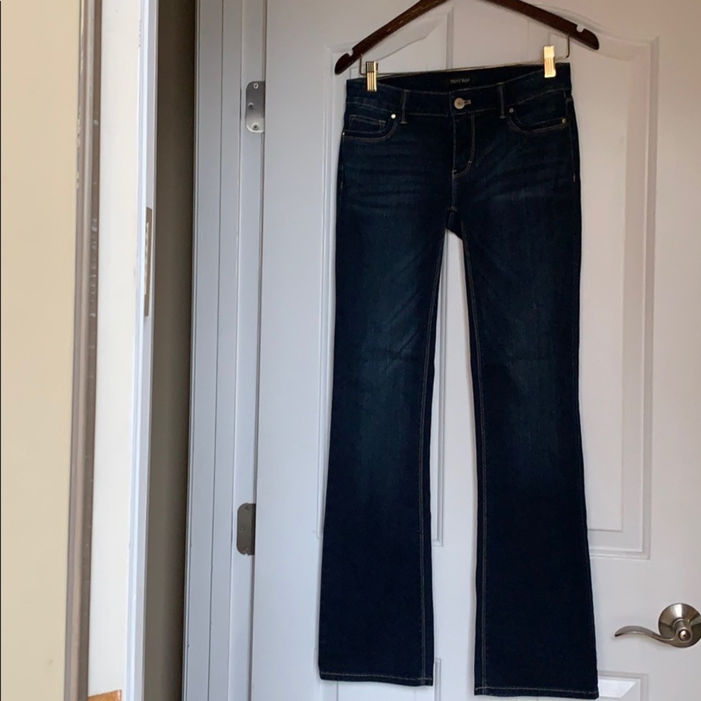 White House Black Market bootcut jeans dark wash